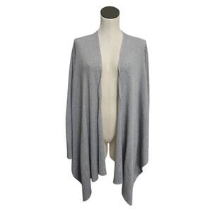 Athleta‎ Womens Solstice Wrap Cardigan Size XL Gray Merino Wool Balletcore Yoga
